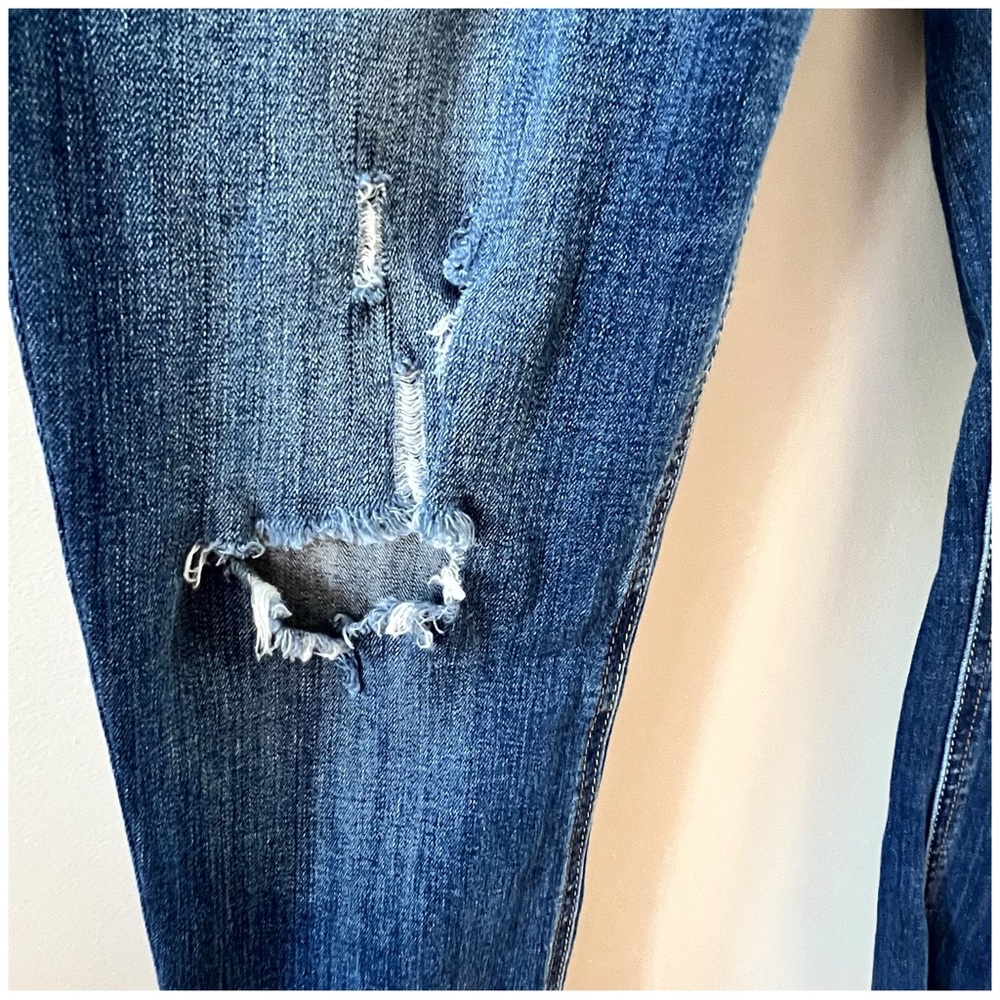 Hollister Distressed Raw Hem Jeans Size 29 - Picture 2 of 16